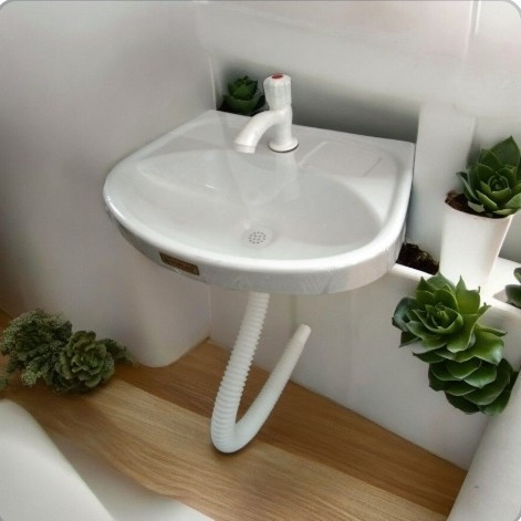 Wastafel Plastik PVC INNOPLAS / Wastafel Cuci Tangan PVC Komplit