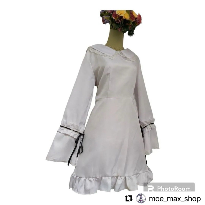 costume maid lengan panjang 01