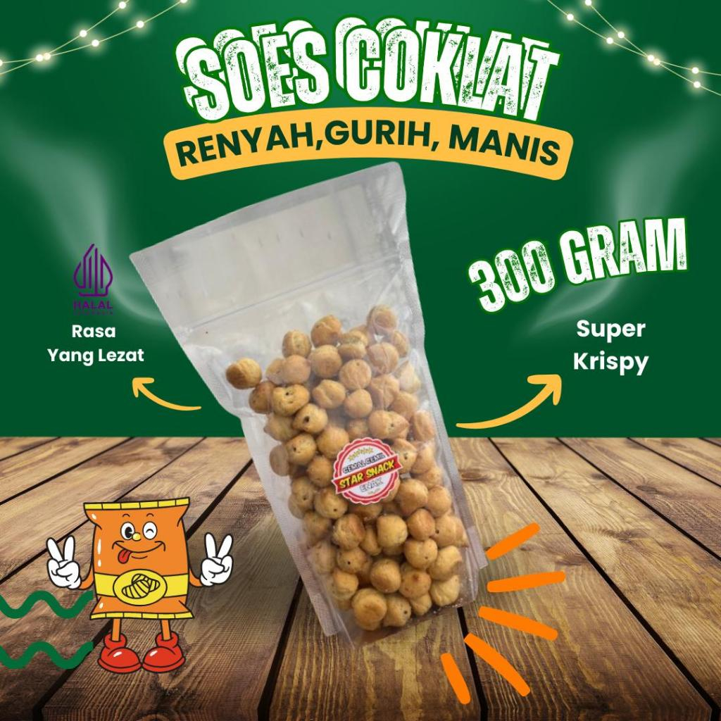 

Soes Coklat Enak Cemilan starsnack Cemal Cemil