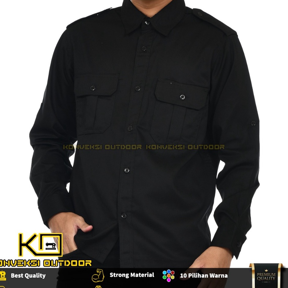 Promo Hari Ini  BAJU KEMEJA PDL LAPANGAN OUTDOOR INDOOR PRIA LENGAN PANJANG  Seragam Kerja Kantor Gr