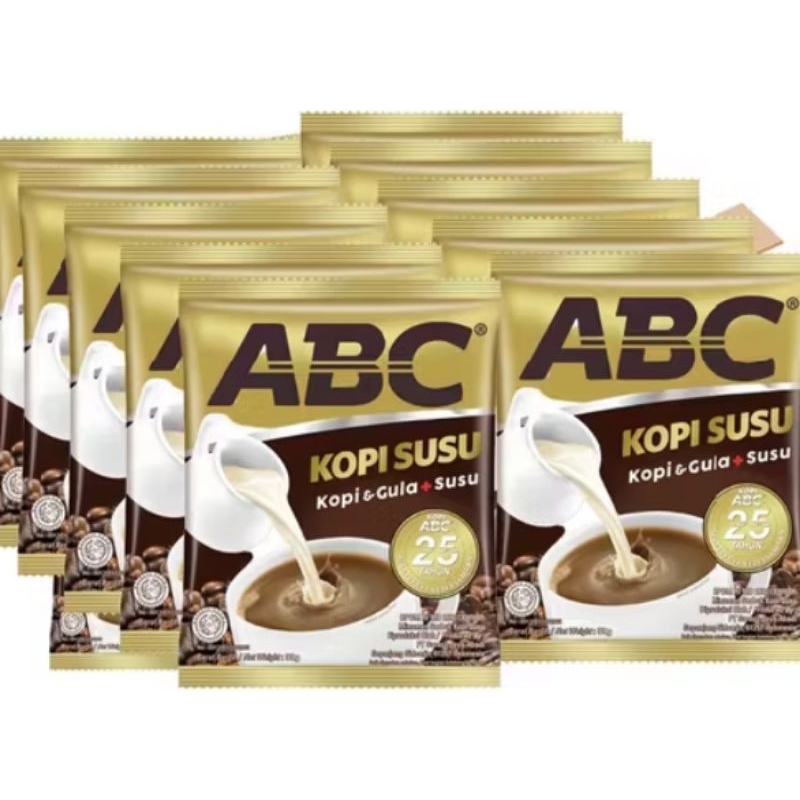 

Kopi ABC susu 1 Renceng isi 10 sachet