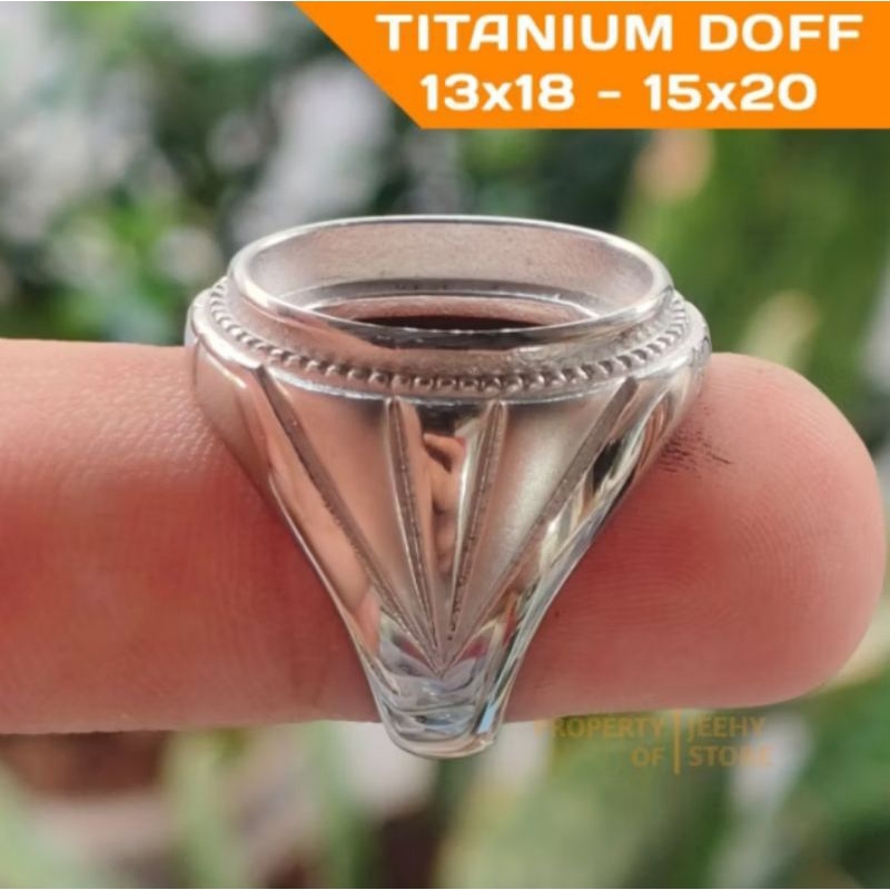 D3W KODIAN RING CINCIN TITANIUM DOFF 15x20 , 13x18
