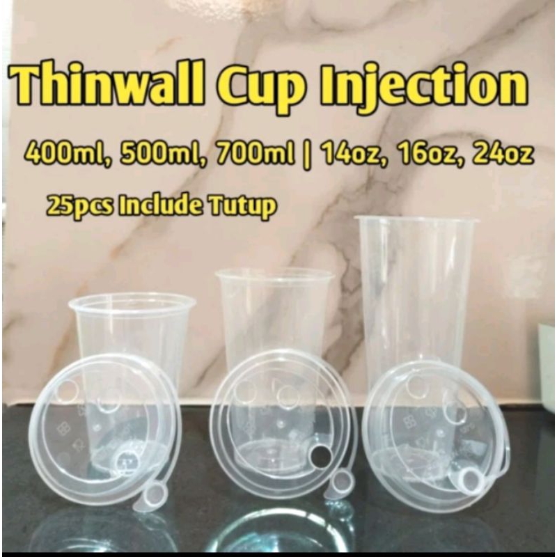 Twinwall Cup Injection (cup+tutup)