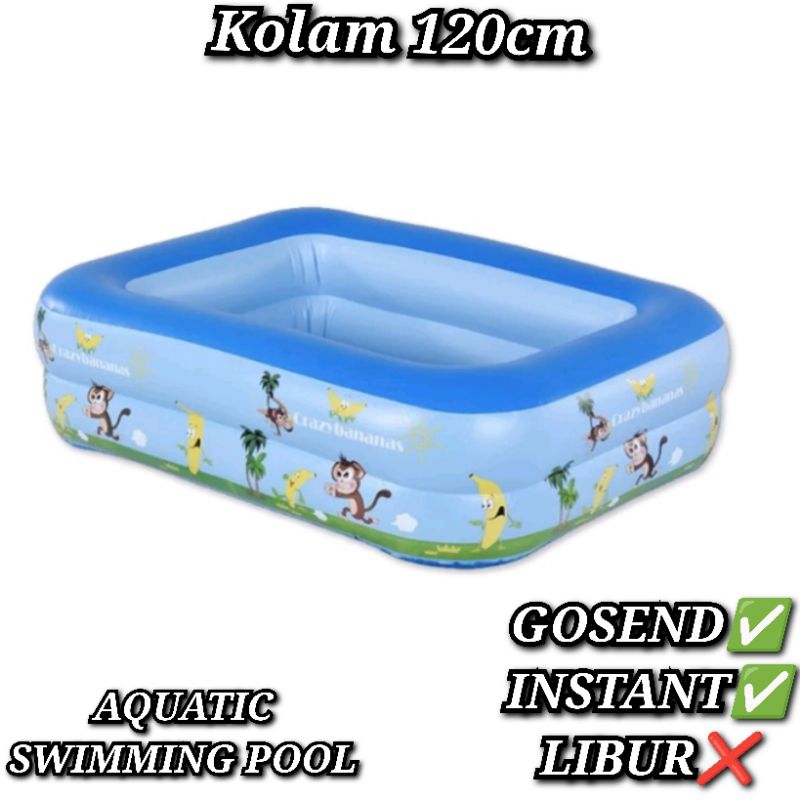 Kolam renang anak 120 cm aquatic swimming Pool besar kolam renang family pool