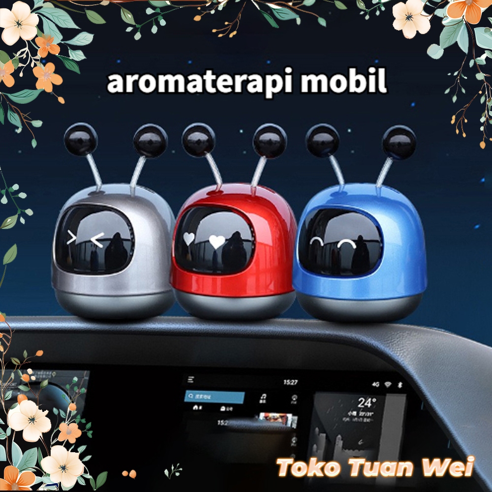 (dalam stok, dikirim dari jakarta)Parfum pewangian mobil robot, pengharum mobil ，pewangi mobil yang 