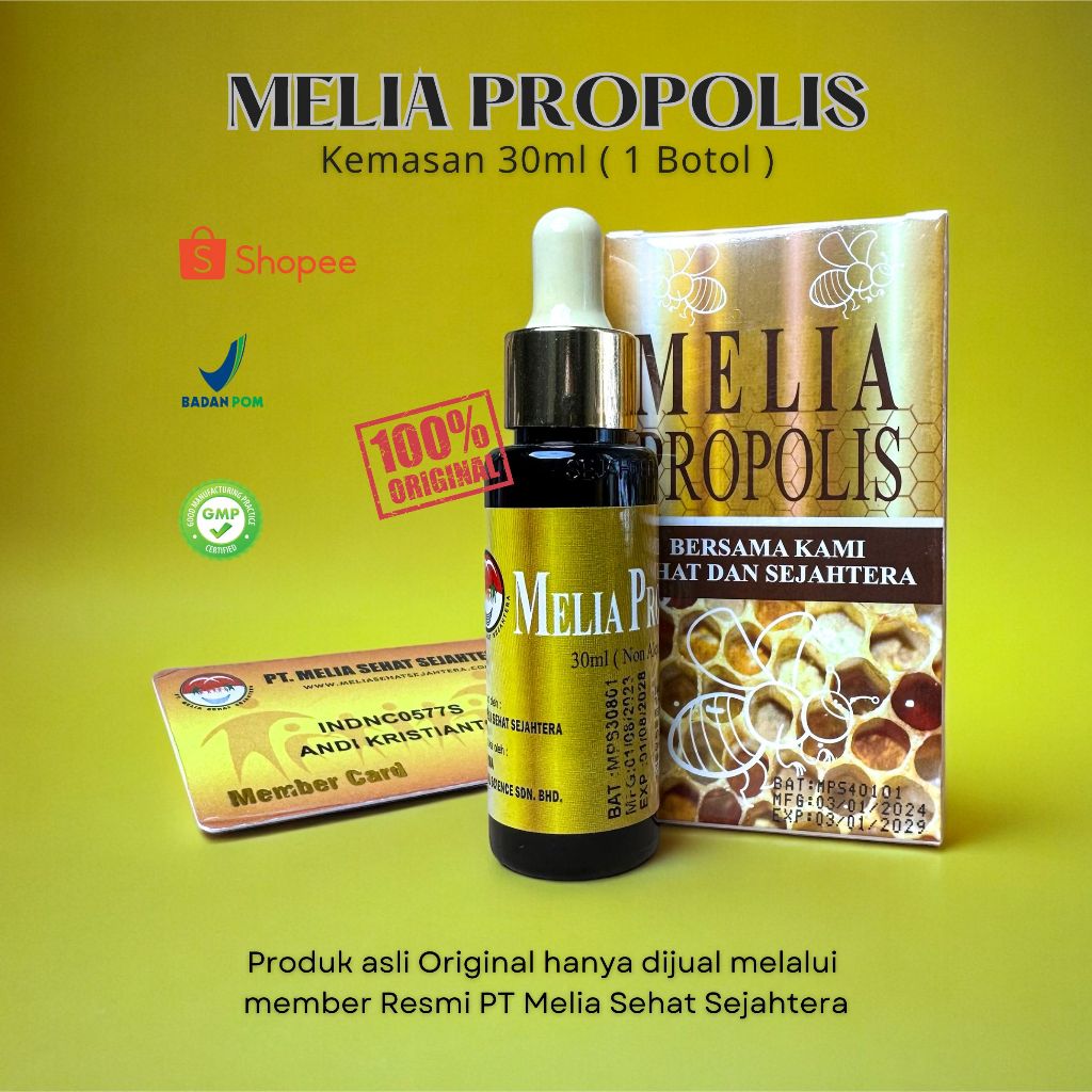 Melia Propolis 30ml Asli Original