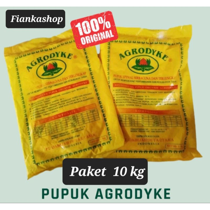 HARGA RESMI Paket Pupuk Agrodyke 10kg untuk sawit,coklat,holtikuktura