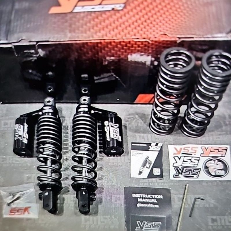 Shockbreaker Sok Belakang Tabung YSS G Sport Yamaha New Nmax Aerox Black Series