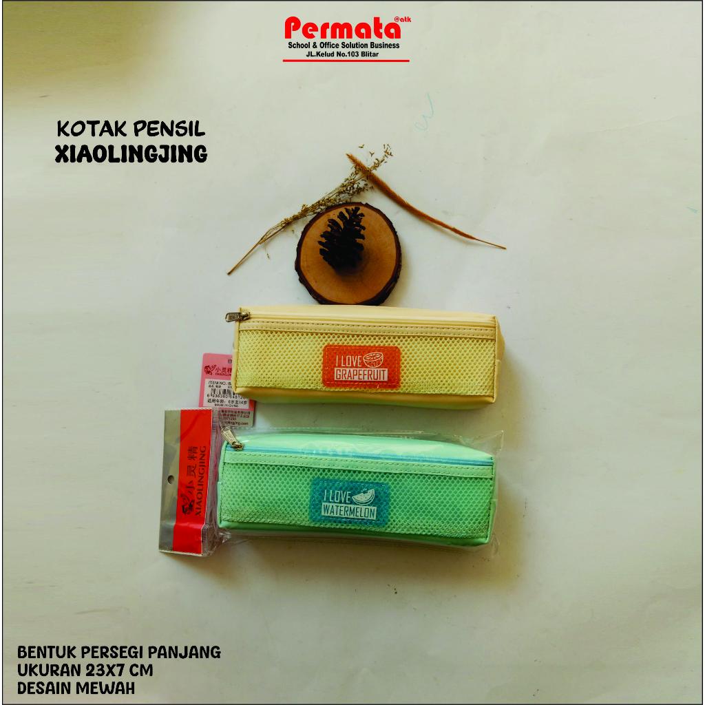 

KOTAK PENSIL\TEMPAT PENSIL XIAOLINGJING BAHAN KULIT PVC BENTUK PERSEGI PANJANG