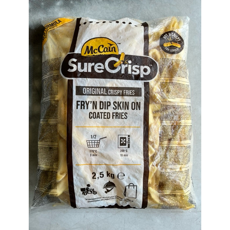 

Kentang Mc Cain Surecrisp n Dip Skin On 2.5 kg