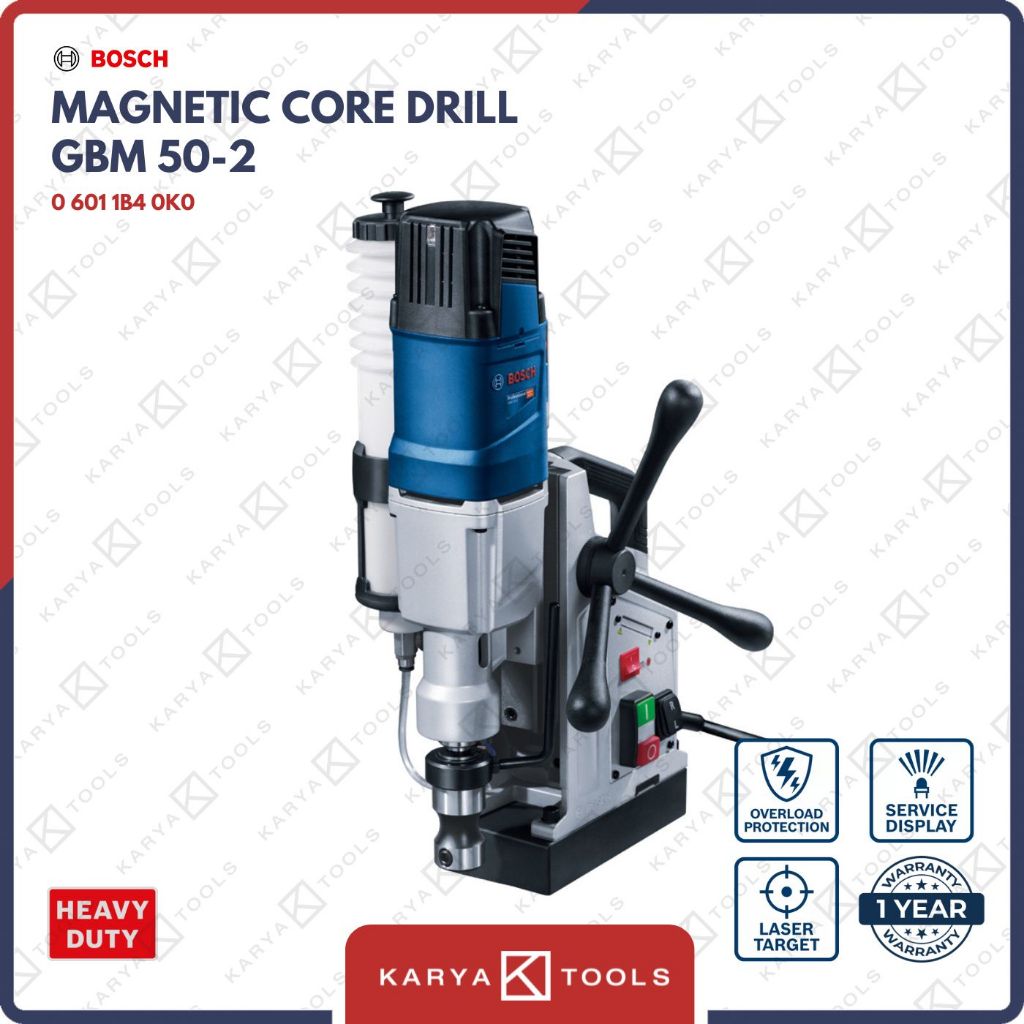 Bosch Magnetic Drill GBM 50-2 Mesin Bor Magnet 50mm