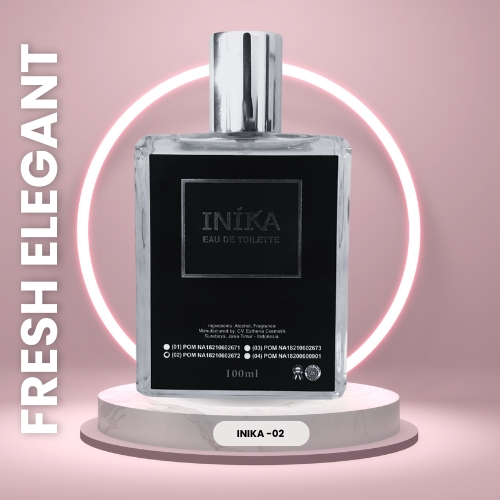 Parfum INIKA 02 Fresh Elegant Eau de toilette 100ml parfum pria wanita