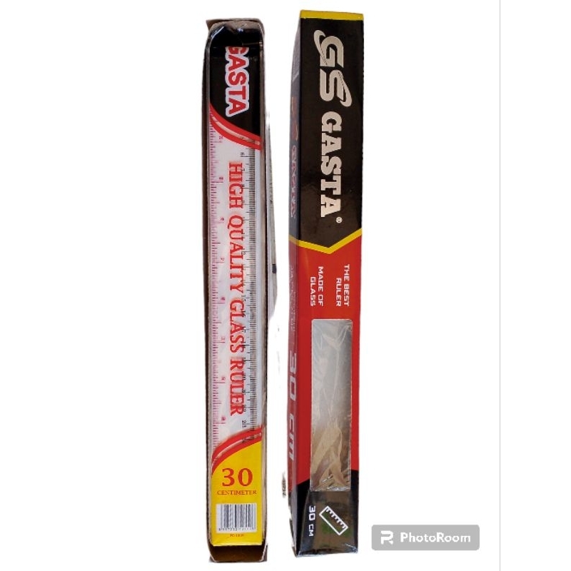 

penggaris plastik GASTA 30cm isi 12pcs