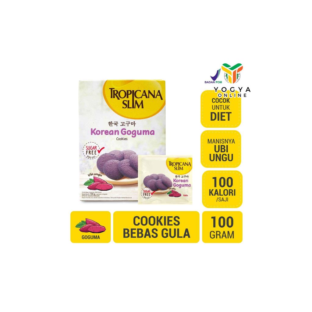 

Tropicanaslim Korean Goguma Cookies 20 G