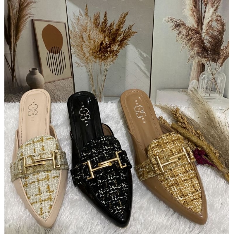 Sepatu Hak Wanita Sepatu Mules Heels Wanita Hak 3 cm