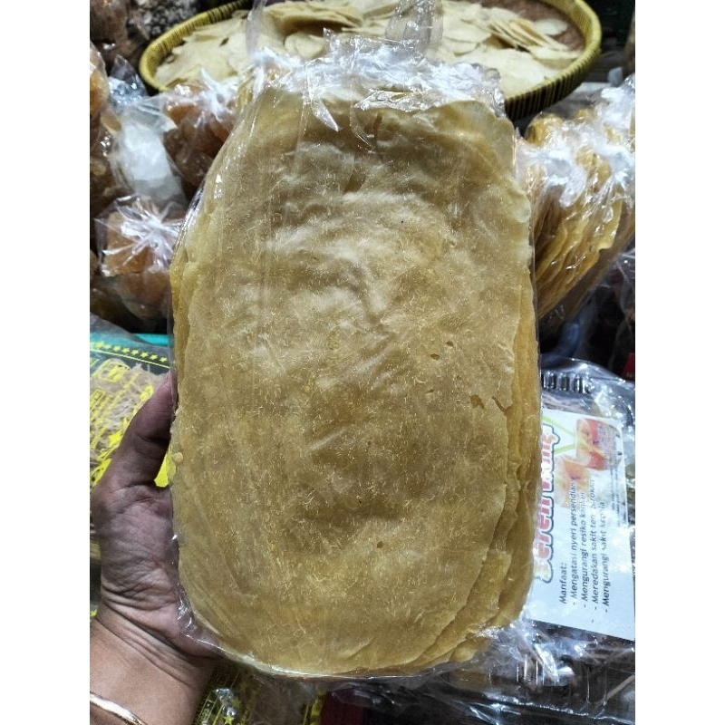 

kerupuk opak singkong mentah khas jogja
