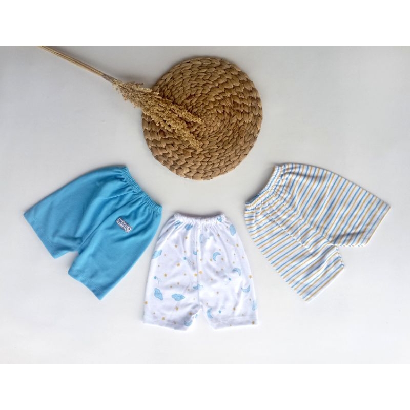 Promo 12 Pcs (1 Lusin ) Celana Pendek Bayi Baru Lahir