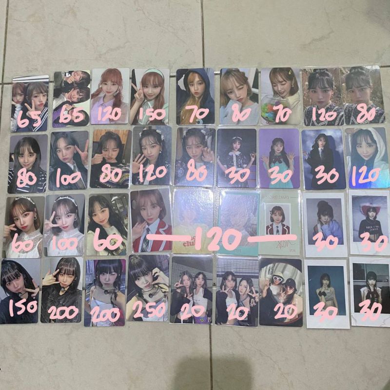 PC Photocard Chaewon Official Iz*one Izone Le Sserafim Oneiric diary onereeler benefit pob dvd secre