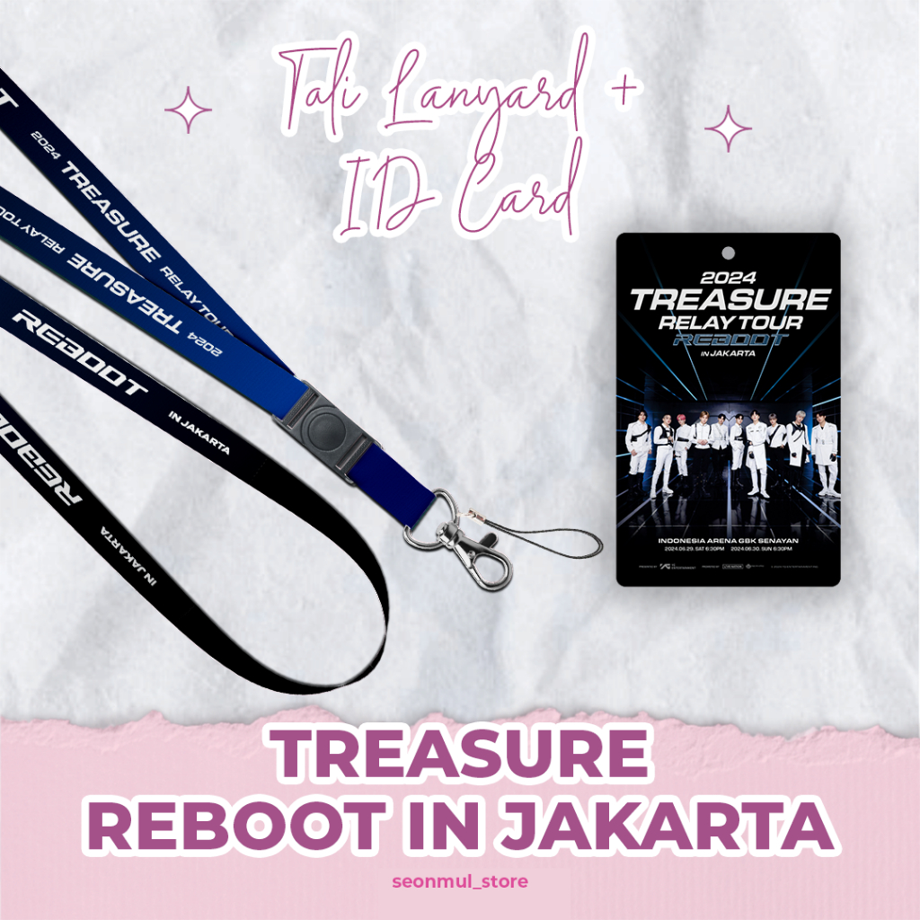 

LANYARD + ID CARD TREASURE RELAY TOUR REBOOT IN JAKARTA / TALI HP CAHOL PC CARD HOLDER