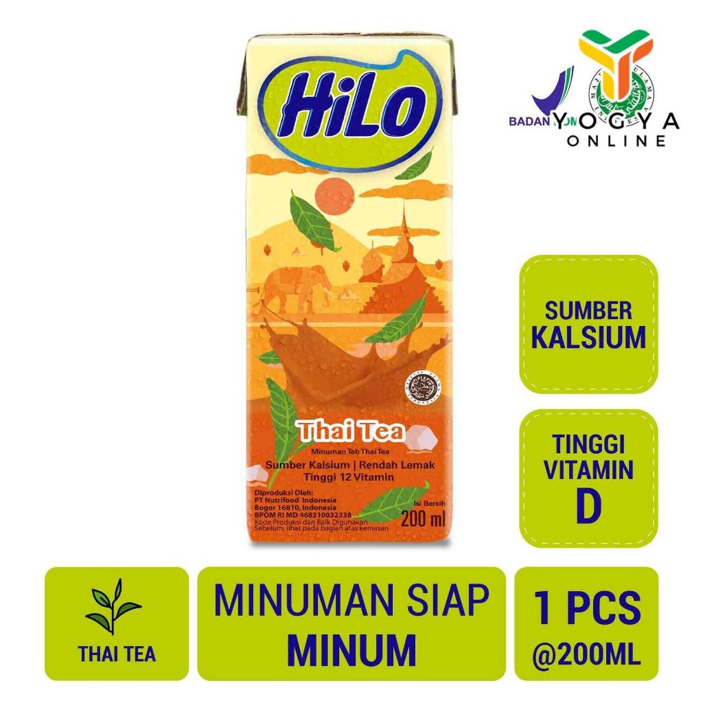 

Hilo Ready To Drink Thai Tea 200 Ml