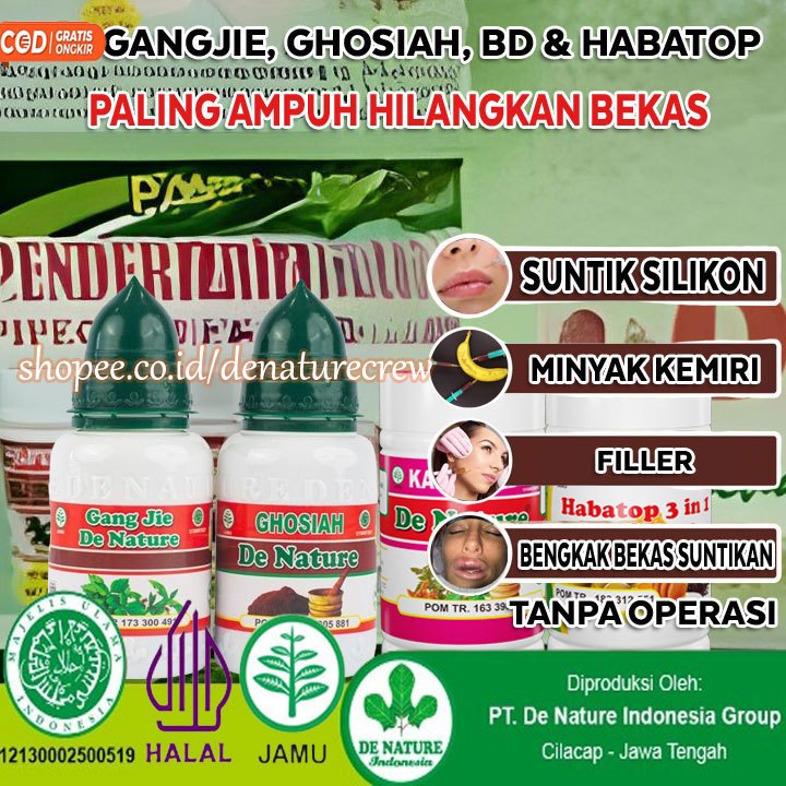 Obat Penghilang Suntik Silikon - Minyak Kemiri - Filler Di Kelamin Hidung Wajah Pipi Hidung Dagu Bok