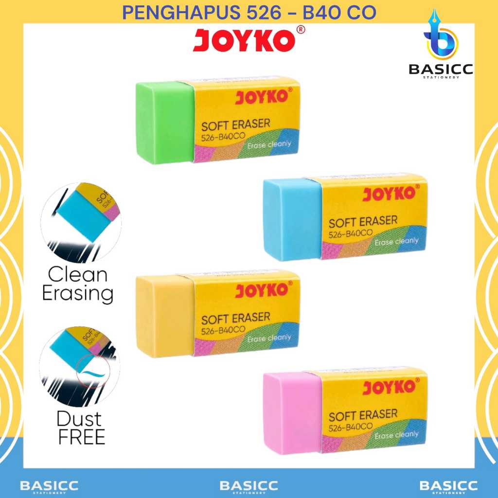 

Joyko Eraser Penghapus 526-B40CO | @ 1Pcs