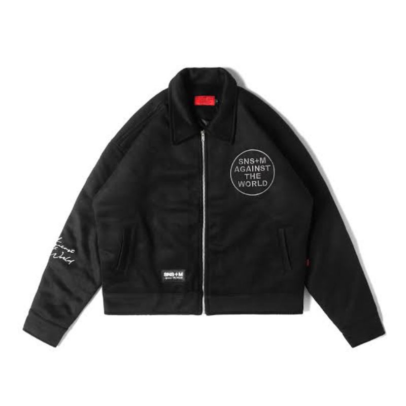 SNS+M GRATE BLACK WORK JACKET COLLABORATION MIRACLE + SNSB