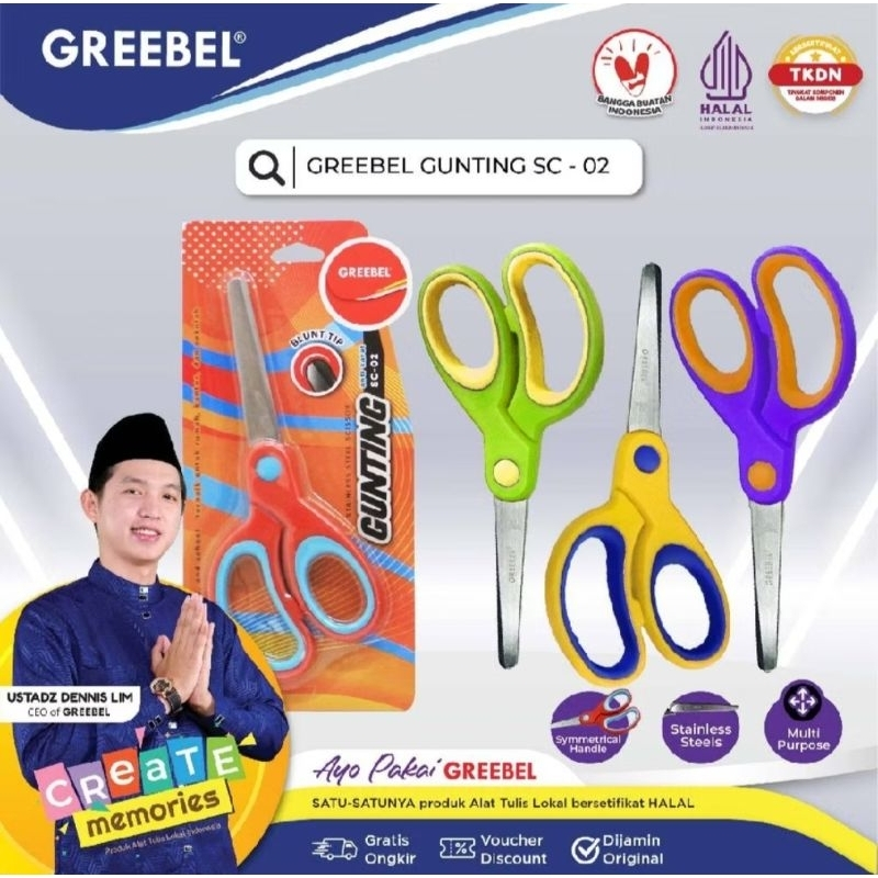 

Gunting Greebel Tajam Anti Karat / Gunting Serba Guna
