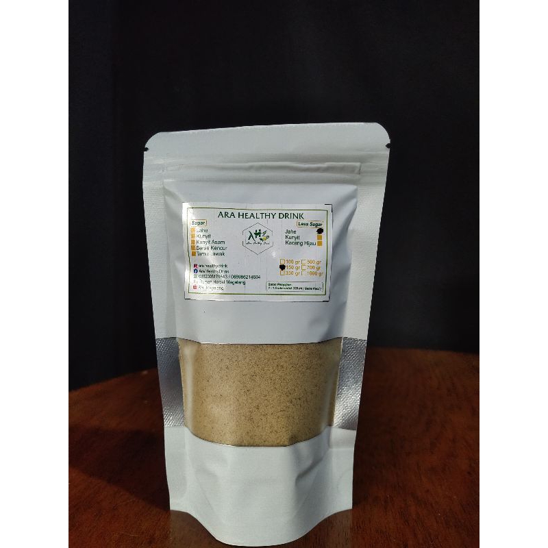 

Wedang Jahe Emprit Bubuk Less Sugar Tanpa Gula 150 gram