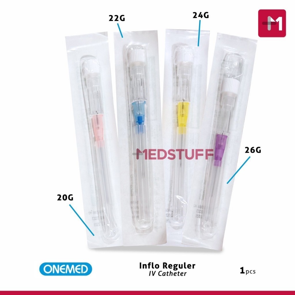Jarum Infus Inflo IV Catheter Plus Abbocath Abocath 20G 22G 24G Onemed
