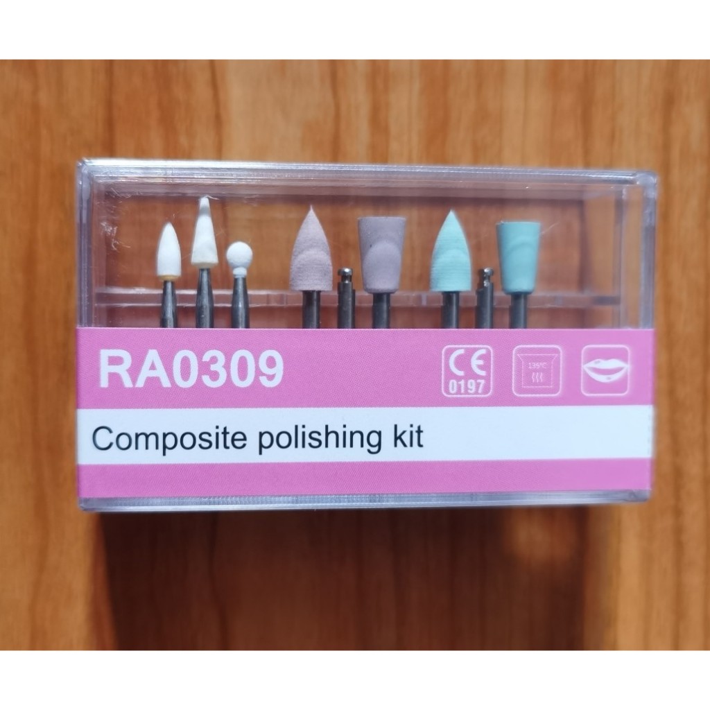 Bur latihan poles komposit lowspeed RA0309/ composite polishing kit