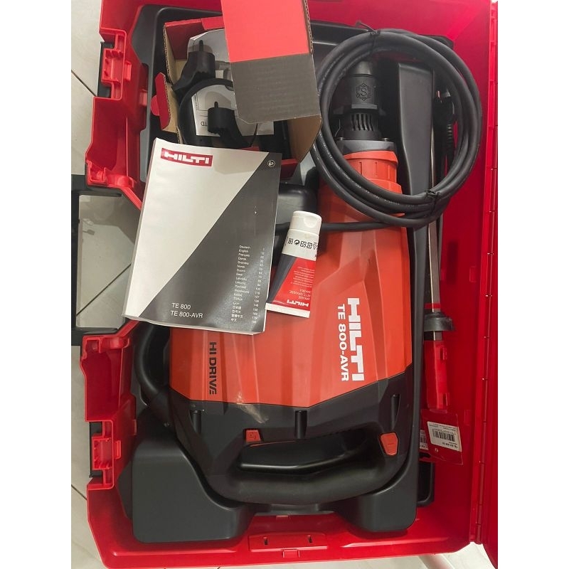 JECK HAMMER HILTI TE 800 AVR SETT ORIGINAL