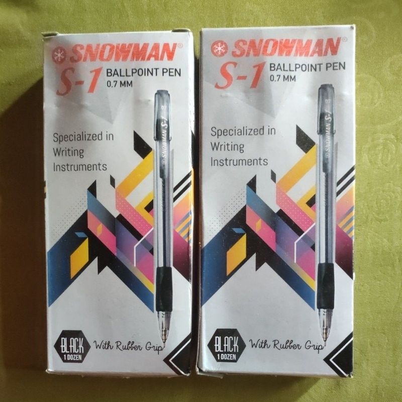 

PENA SNOWMAN S-1 BALLPOINT PEN 0.7MM /PENA SNOWMAN S-1 (ISI 1)