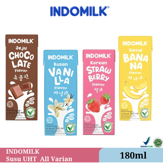 

Susu Indomilk Korea Korean UHT 180ml (Harga Per 3 pcs)