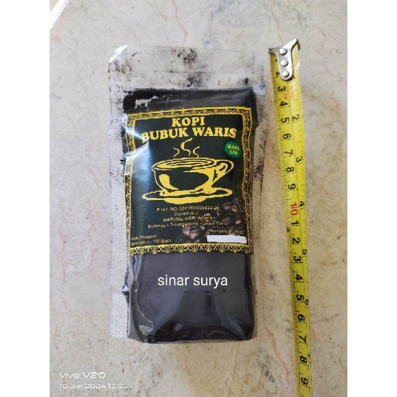 

(KEMASAN BARU !!) KOPI BUBUK IJO WARIS TULUNGAGUNG 100 GRAM