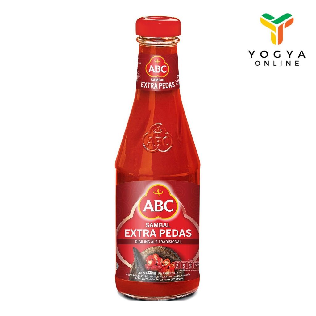 

Abc Sambal Extra Pedas 335 Ml Saus Cabai & Sambal