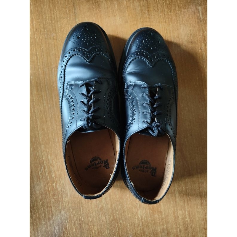 Dr Martens wingtip leather shoes sepatu kulit formal pria size 42 - secondhand preloved