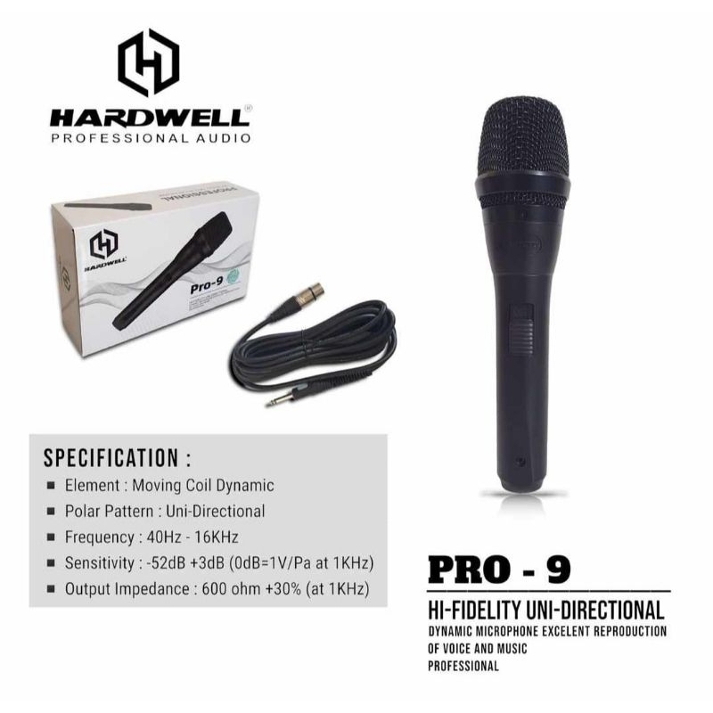 Mic Kabel HARDWELL PRO9 | HARDWELL PRO-9