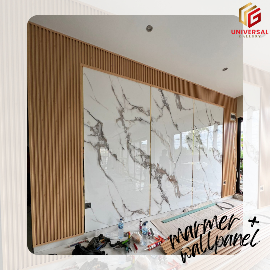UPVC Marmer Panel Marmer Sheet Backdrop TV Multiplex Pelapis Dinding Dekoratif Pengganti HPL Harga P