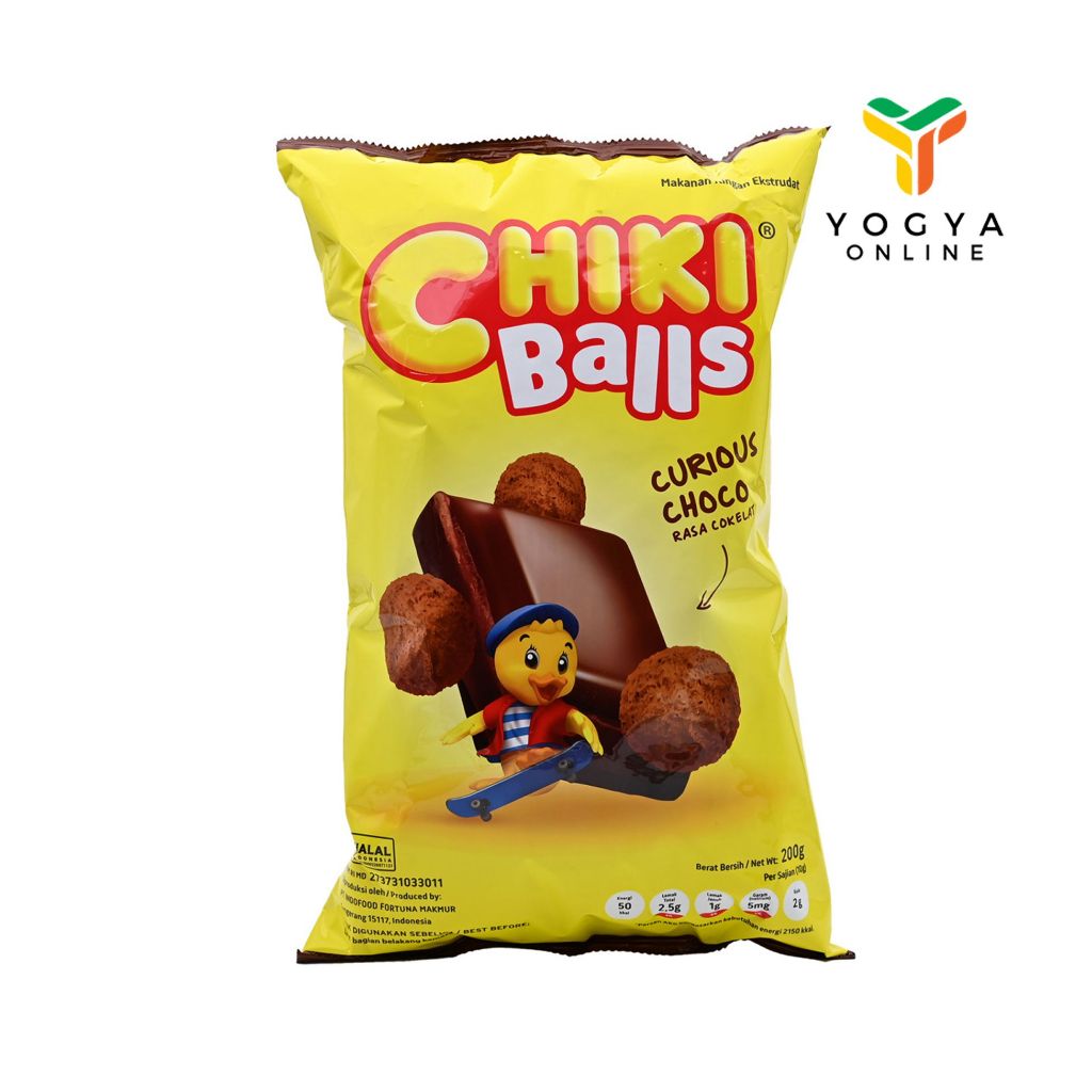 

Chiki Balls Coklat Curios Choco 200 Gr