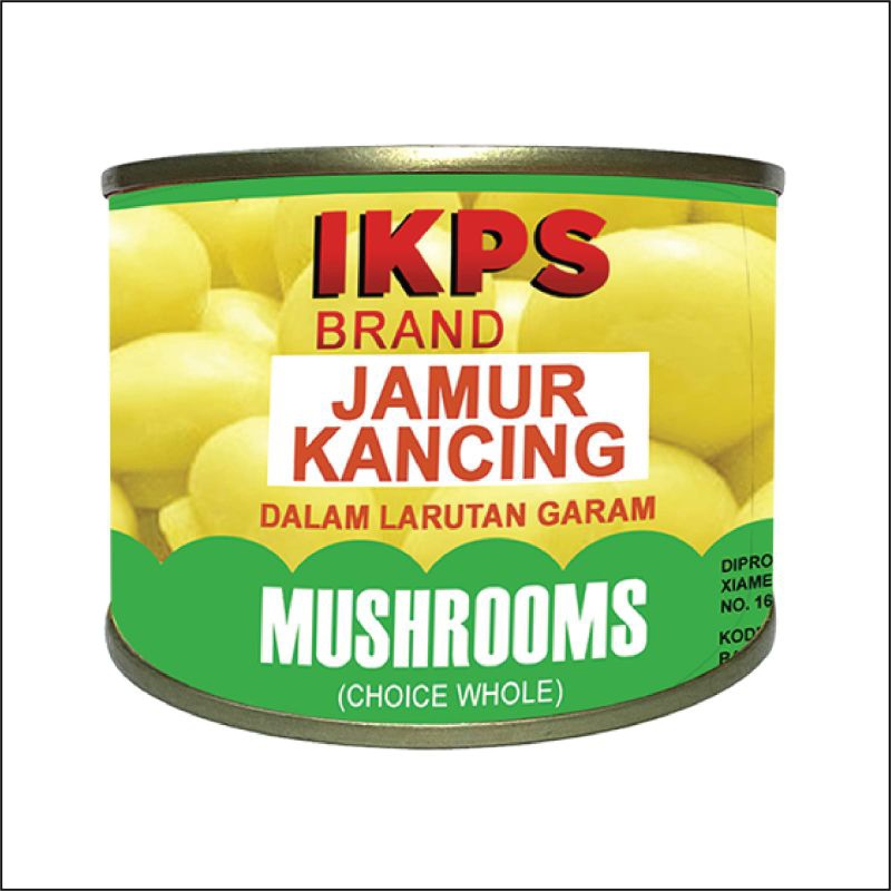 

Jamur Kancing Kaleng / Moku Jamur / Champignons 192gr IKPS