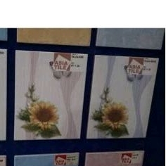 Keramik 20 x 25 Vanda by asiatel motif kupu-kupu bunga kw 1