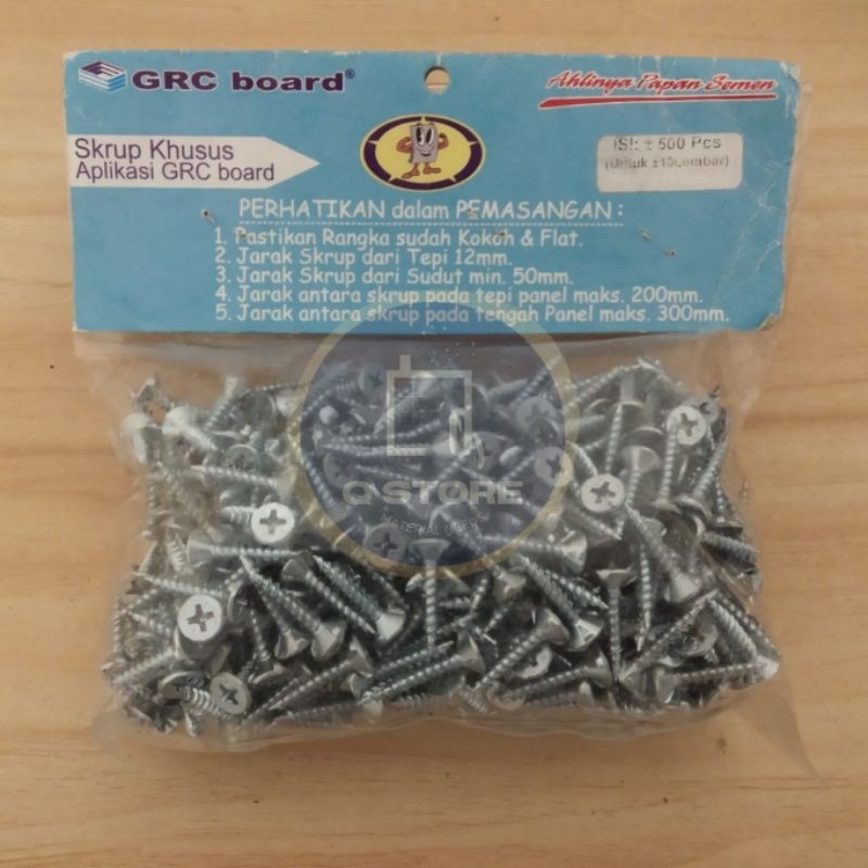 Sekrup GRC Board - Isi 500pcs