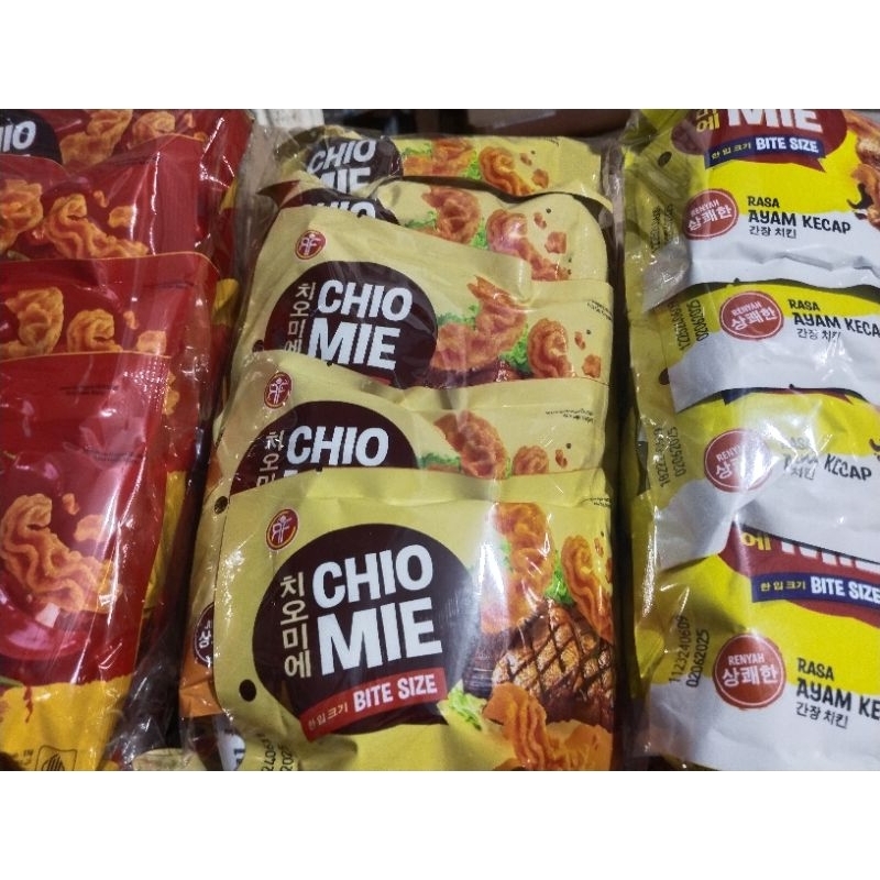 

Chio mie snack korea viral 1pack isi 10