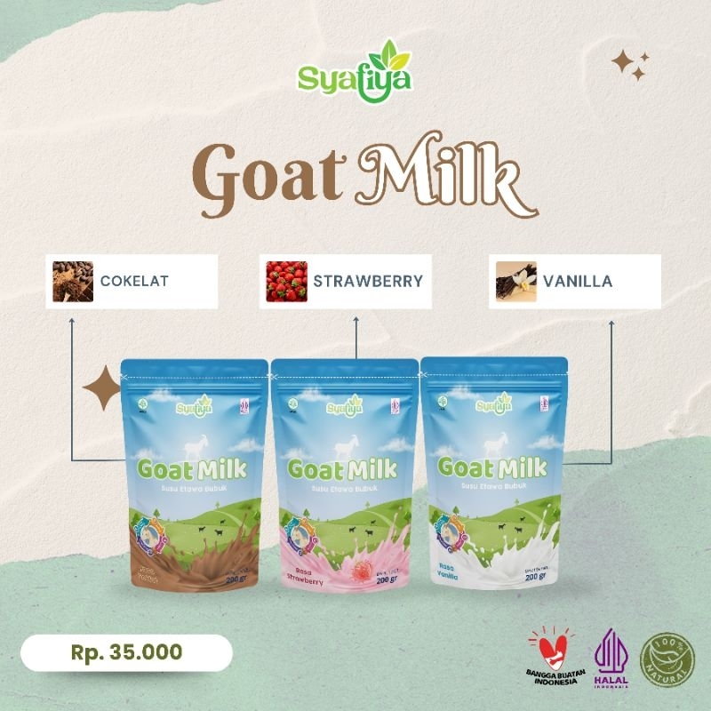 

GOATMILK SYAFIYA SUSU KAMBING ETAWA