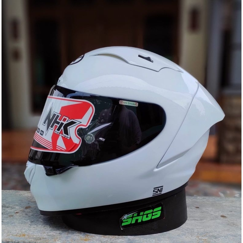 NHK GP R TECH RACE SOLID WHITE BISA REQUEST NOMER NAMA ORIGINAL NHK