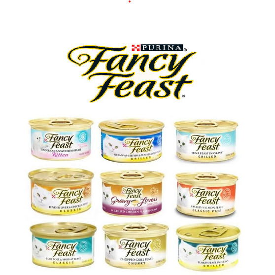 Makanan Kucing Fancy Feast Basah 85 gr Cat Food Fancy Feast Kaleng 85gr