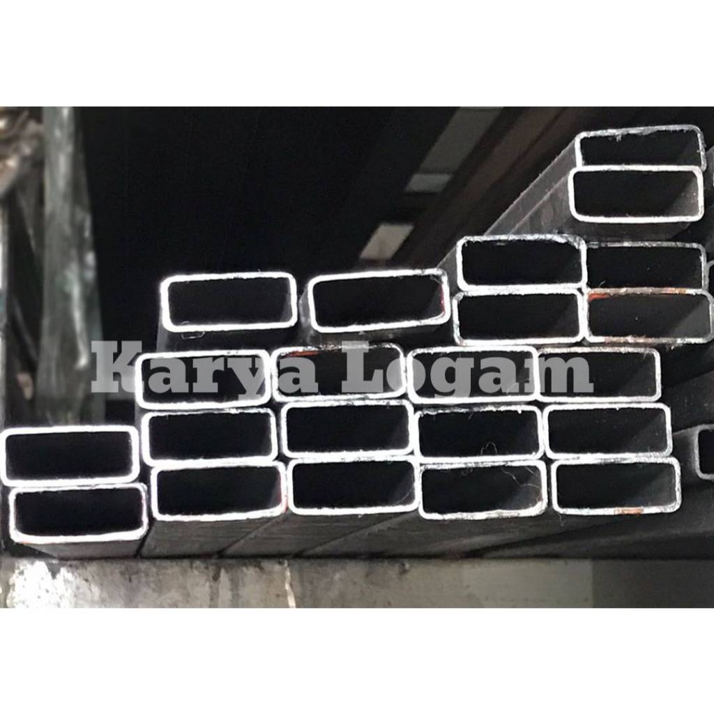 Besi Hollow Holo 16x36 mm (1.6 x 3.6 cm) tebal 1.4 mm Stall / Pipa Kotak