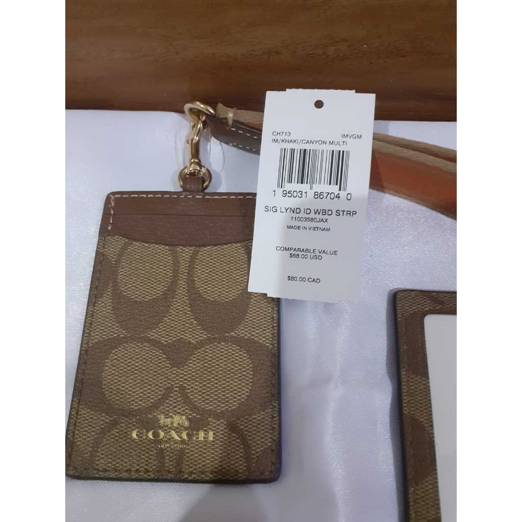 

Coach Lanyard id