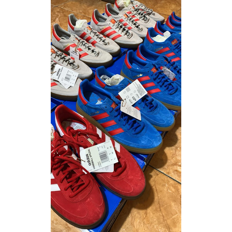 adidas spezial handball blue vivi red